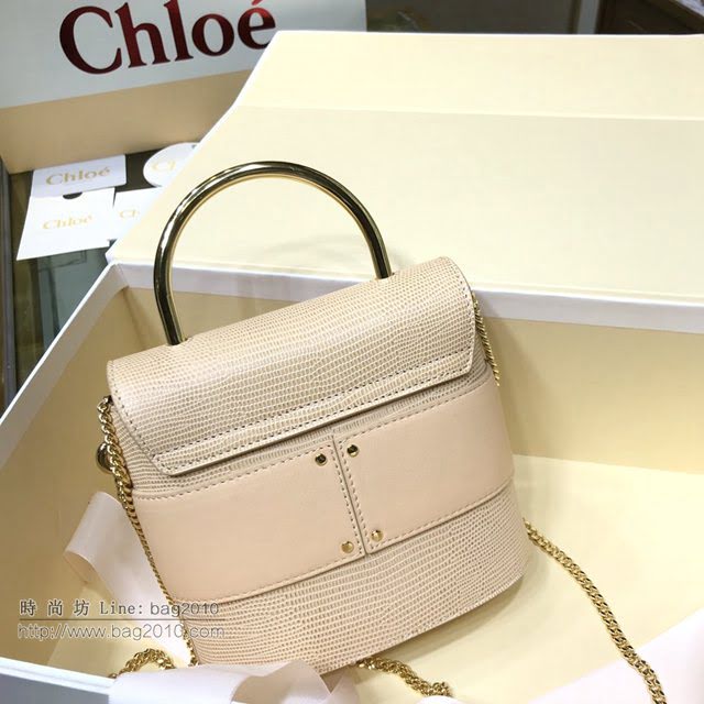 Chloe女包 克洛伊經典Aby lock蜥蜴紋圓環鏈條手袋 Chole手提肩背斜挎包  jjh1352